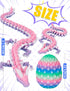 YILCER 3D 3D Printed Dragon Eggs Glow in The Dark Prefilled Easter Eggs with Dragon Toy for Basket Stuffers Printed