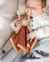 Highland Cow Baby Security Blanket for Boys, Cow Lovey Gift for Newborn Boy Nursery Stuff