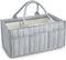 Starry Sky Grey Diaper Caddy Organizer with Handles & Removable Dividers,Diaper Bag,Car