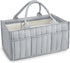 Starry Sky Grey Diaper Caddy Organizer with Handles & Removable Dividers,Diaper Bag,Car