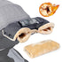 Orzbow Faux Sheepskin Stroller Gloves with Phone Pockets, Winter Extra Thick Mittens