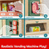 Set, 3+ TOP BRIGHT Wooden Vending Machine Play Play Food for KidsPretend Play Toys with Wooden Snack Bars and Drink