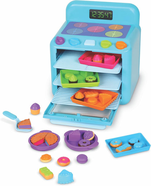 Learning Resources Sorting Sweets Mini Oven, Play Food, Kids Kitchen Playset, Pretend