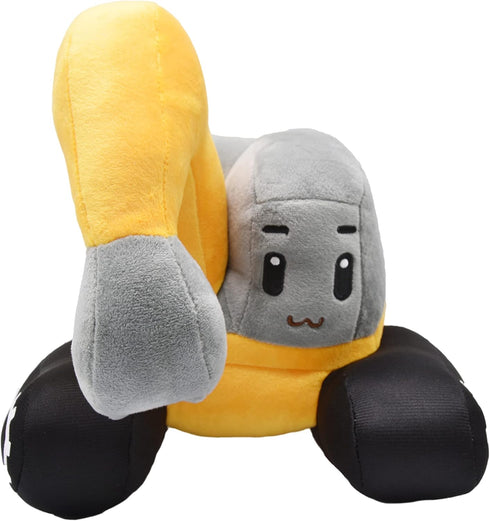 Soft Excavator Stuffed Construction Toy, Cute Plush Digger Truck, Excellent Gift for Kids, 11 Inches