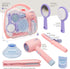 Set Set SMILESSKIDDO Hair Salon Toys for Girls - Pretend Play Hair Styling Toy with Realistic Blow Dryer, Hair