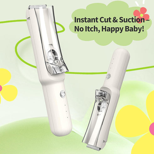 Trimmer, Baby Hair Clippers with Vacuum, Ultra Quiet Kids Hair Cordless Electric Haircut Kit for Autism, Infant