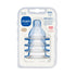 MAM 4 Pack Anti-Colic Baby Bottles, Slow Flow Nipples, Extra Slow & Slow Flow Nipple