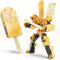 BOZOBO Ice Cream Transforming Toy, 2 in 1 Popsicle Transform into Robot Action
