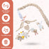 12 Musical Crib Mobile with Lullabies, Rotating Arm and Detachable Plush Toys, Unisex Clip On Mobile for Standard