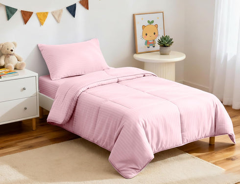 Set 4 Set ZPECC Toddler Bedding - Piece Hypoallergenic Baby Crib Bedding for Boys and Girls, Includes Toddler