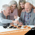 Seenelling Jumbo Wooden Tic Tac Toe Game Dementia Activities for Alzheimers Seniors with Matching and Puzzle Templates