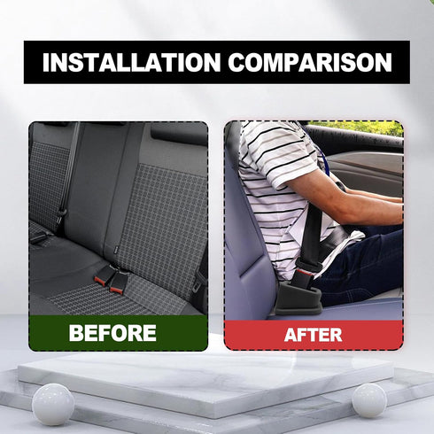 2Pcs Safety Belt Buckle Holder Booster, Easy Access Car Accessories for Kids and Passengers with Special Needs