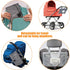 Slxypater Portable Diaper Changing Pad,Waterproof Foldable Travel Baby Changing Pat Diaper Bag Mat with Wipe Dispenser
