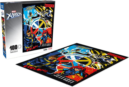 Buffalo Games 100 Piece Jigsaw Puzzle - Marvel X-Men - Perfect for Game Nights