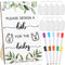 26 Pcs Baby Bibs and Game Set Baby Shower Game Sign 15
