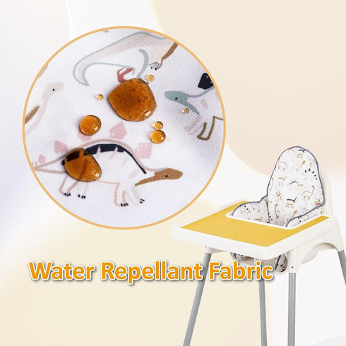 DADOUMAN Inflatable Supporting Cushion for IKEA High Chair, Baby High Chair Cushion with Colorful Printing, Inflatable