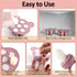 Silicone Baby Fruit Food Feeder & Mini Freezer Nibble Tray, Breastmilk Popsicle Molds for Baby Teething Relief, BPA