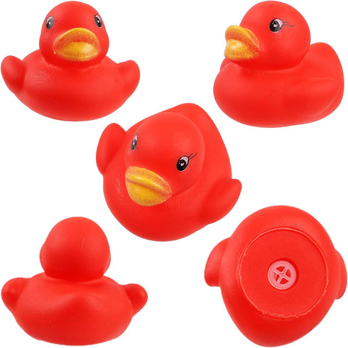 50 Pcs Multicolor Mini Rubber Ducks Bath Toy, Float Duck Baby Bath Toy for Shower Birthday Party Christmas Favors