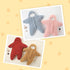 HEVOY Baby Starfish Onesie, Thick Imitation Fleece Starfish Newborn Sleeping Bag, Infant Footie Jumpsuit Winter Warm