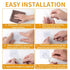 WRICHEAR 10 Packs Adjustable TV Safety Stainless Straps, No-Drill Adhesive Anti-Tip Furniture Anchors for Baby