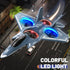 14+, 360 Foam Remote Control Airplanes RC Planes for Kids Adults RC Airplane Fighter Jet with Light, Flip Fighter Jet