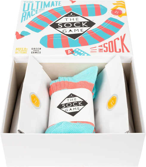 Green Brothers Games | The Sock Game | Board Game for Ages 8+ | 2+ Players | 5-30 Minutes