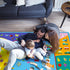Tummy Baby Crawling Mat,Baby Play Mat for Floor,Large Cotton Educational Time Mat, Foldable Non-Slip Super Soft Padded