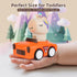 IOMDRWU 1-3, 6-9-12-18 1st 1-2 Press to Go Car Toys for Toddlers Animal Baby Cars, Push Go Friction Inertia Car, Infant