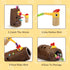 TOP BRIGHT Montessori Toys for 2 Year Olds, Magnetic Bird Feeding Game for Fine Motor Skills Development