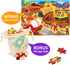 MoinKidz 100 Piece Wooden Jigsaw Puzzles for Kids Ages 4-8 - Unique Construction Site Puzzle with Tray