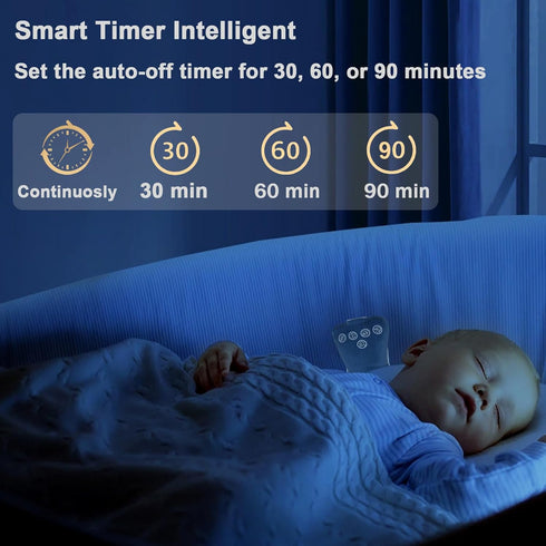 Olfjurk 3 26 Setting, Baby Vibrating Sleep Soother, Portable White Noise Machine for Baby Adult, Adjustable Vibration