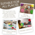 16 Set 3 Gift(8.3 Inch) Upgraded Sensory Mats, Mixed Colors Sensory Toys for Kids with Autism, Tactile Wall Panel