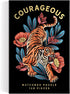 Galison Courageous 128 Piece Matchbox Puzzle – Bold Artwork of Raxenne Manniquiz, Giftable Foil Stamped Box
