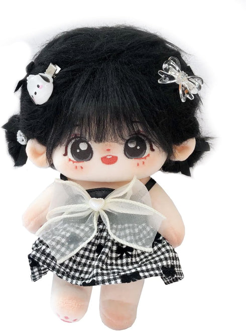 CALEMBOU Plush Doll, 20cm Cotton Doll with Skeleton, Cute Anime Plushies Soft
