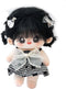 CALEMBOU Plush Doll, 20cm Cotton Doll with Skeleton, Cute Anime Plushies Soft