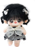 CALEMBOU Plush Doll, 20cm Cotton Doll with Skeleton, Cute Anime Plushies Soft
