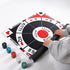 23.6 Inches Rummy, Poker,200 Pokers,2 Cards,1 HOROW Tripoley Game Tripoli Board Game Anti-Slip Mat,Combination