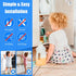 Buumook 4 Pack Upgraded Version Cabinet Locks Baby Proofing, Children Proof Cupboard Drawers Latches, No Drilling