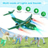 3 4 5 6 7 8 ele ELEOPTION Transport Airplane Toy Aeroplane Infrared Remote Control Plane Toys with Lights and Music