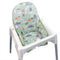 ZARPMA Cotton Seat Covers for IKEA Antilop Highchair,Cotton Surface and Padded,Forest Pattern Foldable