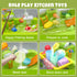 Aukful Play Sink with Running Water,Kids Sink Toy with Automatic Water Cycle System,Sink Fishing Game Toy with Food