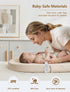Sprouterie 31.5 15.7 Wipeable Baby Changing Pad: Changing Pad Babies for Dresser Waterproof * with Removable Safety