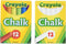 Crayola Non-Toxic Bundle: White Chalk (12 ct box) and Colored Chalk (12 ct box)