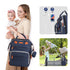 Backpack, Backpack, JOYCE Baby Diaper Bag with Diaper Changing Station, Multi-functional Travel Waterproof for Baby