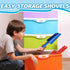Umnodobn 9 Inch Summer 3 Pack Jumbo Beach Sand Toys Shovels for Kids Adults, Large Spade Scoop Gardening Tools, Sandbox