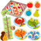 Nene Toys Squirrel in The Orchard - Cooperative Educational Game for Kids 2+ Years