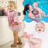 Cozypower 10 Pairs Waterproof Plastic Pants for Toddlers Reusable Plastic Diaper Covers Potty Training Underwear