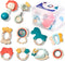 hahaland Baby Toys 0-6 Months - Baby Rattles Teething Toys 3-6 Months, Newborn