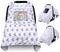 Car Seat Cover Baby, Carseat Covers Baby with 2 Layers Breathable Windows,