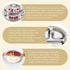 MR. CHOU Baby Plates with Suction - Stainless Steel Divided Toddler Plates, Compartment Suction Plate for High Chair